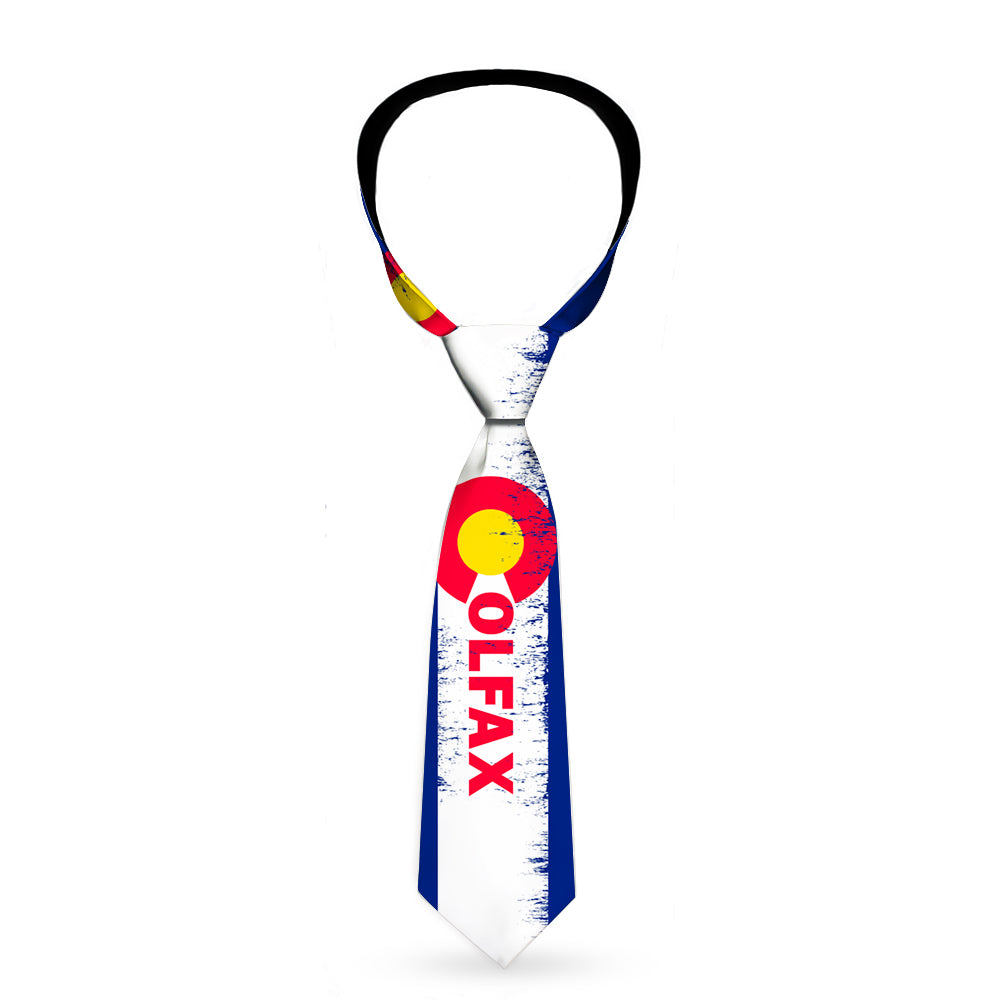 Buckle-Down Necktie - COLFAX Colorado Flag Weathered Neckties Buckle-Down   