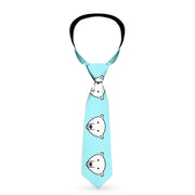 Buckle-Down Necktie - Polar Bear Repeat Baby Blue Neckties Buckle-Down   