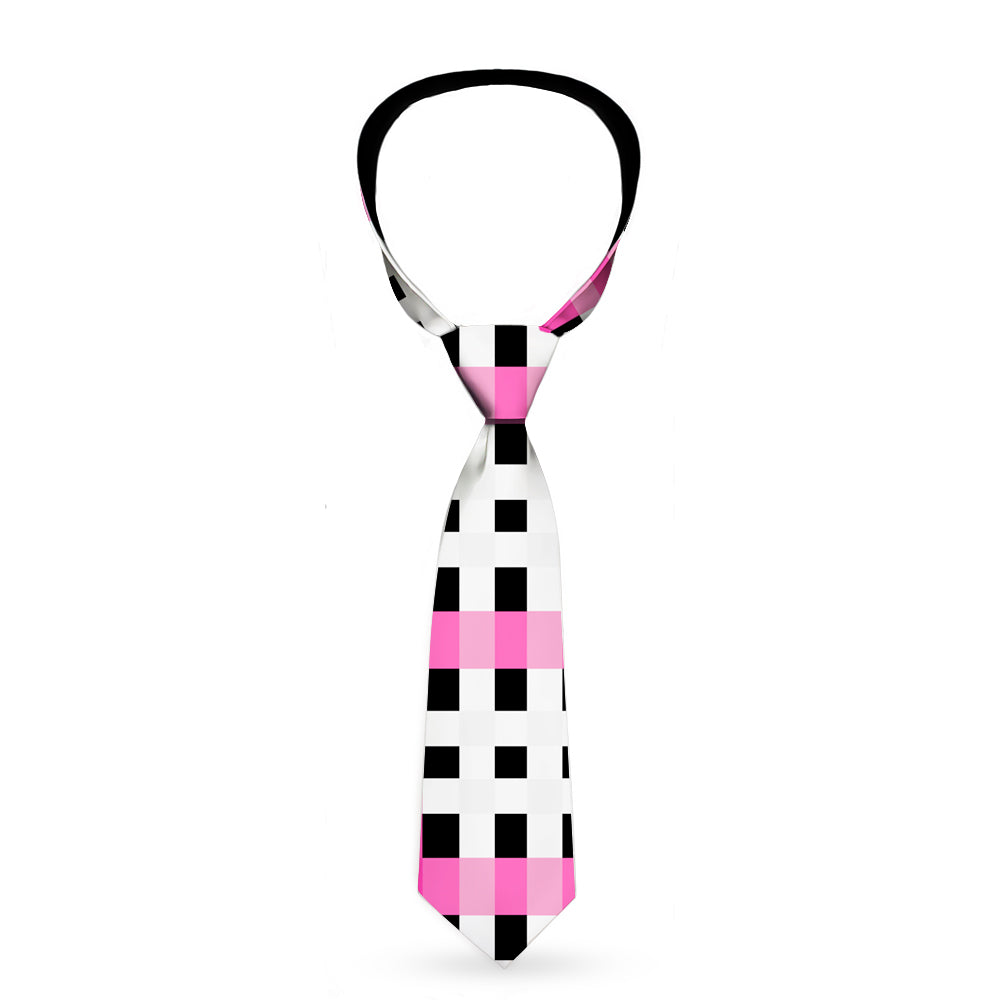 Buckle-Down Necktie - Plaid Gold/Green/Pink Neckties Buckle-Down   