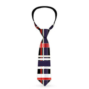 Buckle-Down Necktie - Plaid Black/Red/White/Blue Neckties Buckle-Down   