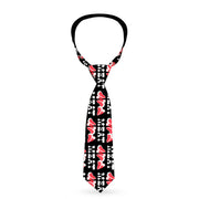 Buckle-Down Necktie - Steaks w/MEAT Text Neckties Buckle-Down   