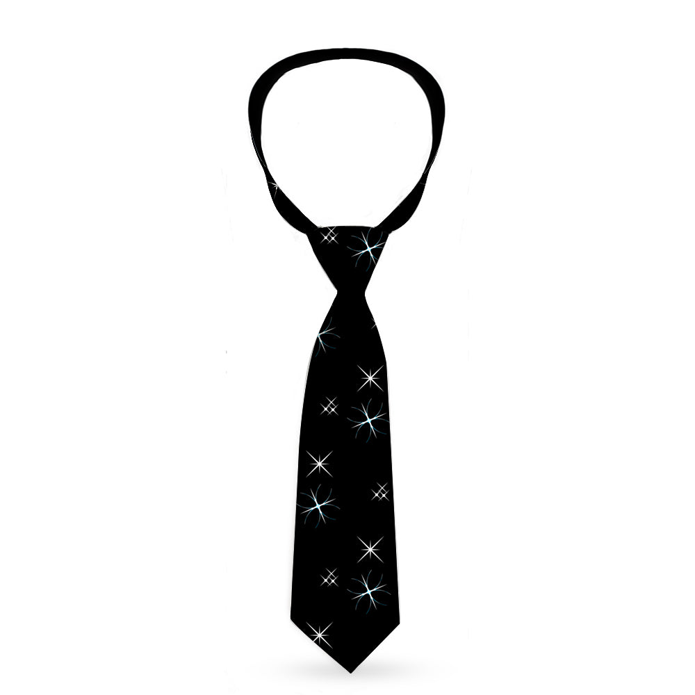 Buckle-Down Necktie - Shining Stars Black/White Neckties Buckle-Down   