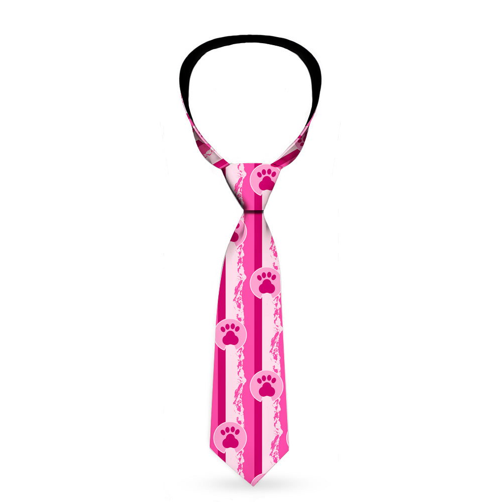 Buckle-Down Necktie - Colorado Paw/Mountains Pinks Neckties Buckle-Down   