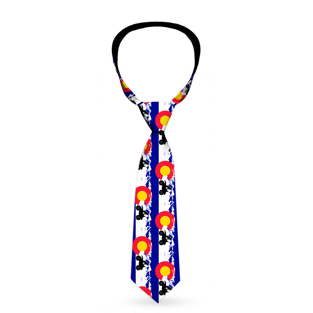 Buckle-Down Necktie - Colorado/ATV Rider/Mountains Neckties Buckle-Down   