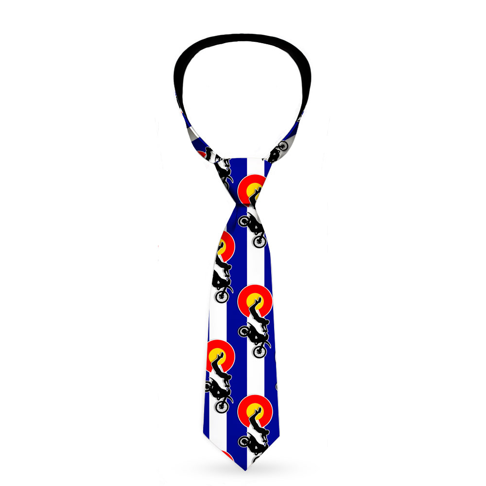Buckle-Down Necktie - Colorado/Freestyle Motocross Superman Neckties Buckle-Down   