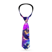 Necktie Standard - Cats in Space Pinks/Blues Neckties Buckle-Down   