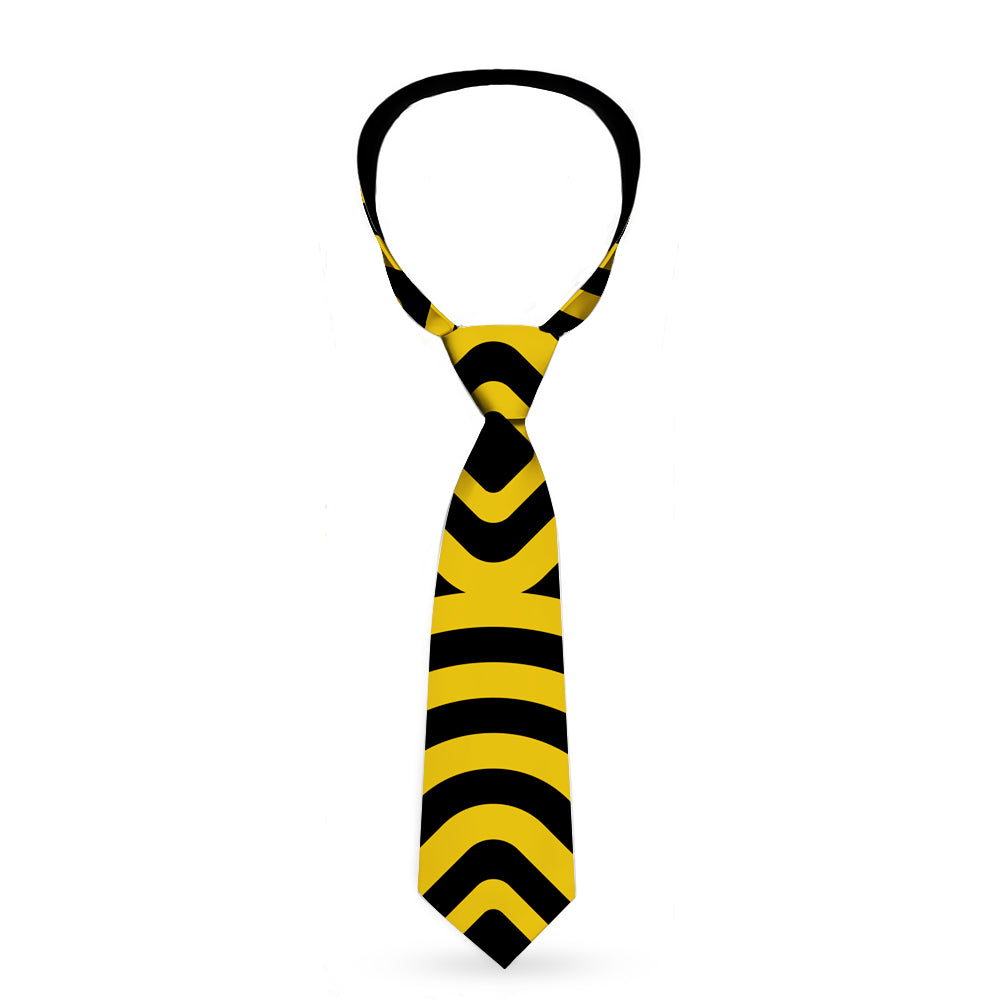 Buckle-Down Necktie - Square Target Gold/Black Neckties Buckle-Down   