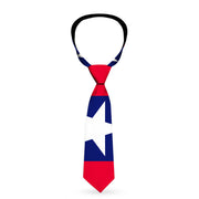 Buckle-Down Necktie - Stars & Stripes Ribbon Red/Blue/White Neckties Buckle-Down   