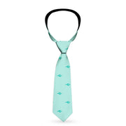 Buckle-Down Necktie - Cacti1 Aqua Blues Neckties Buckle-Down   