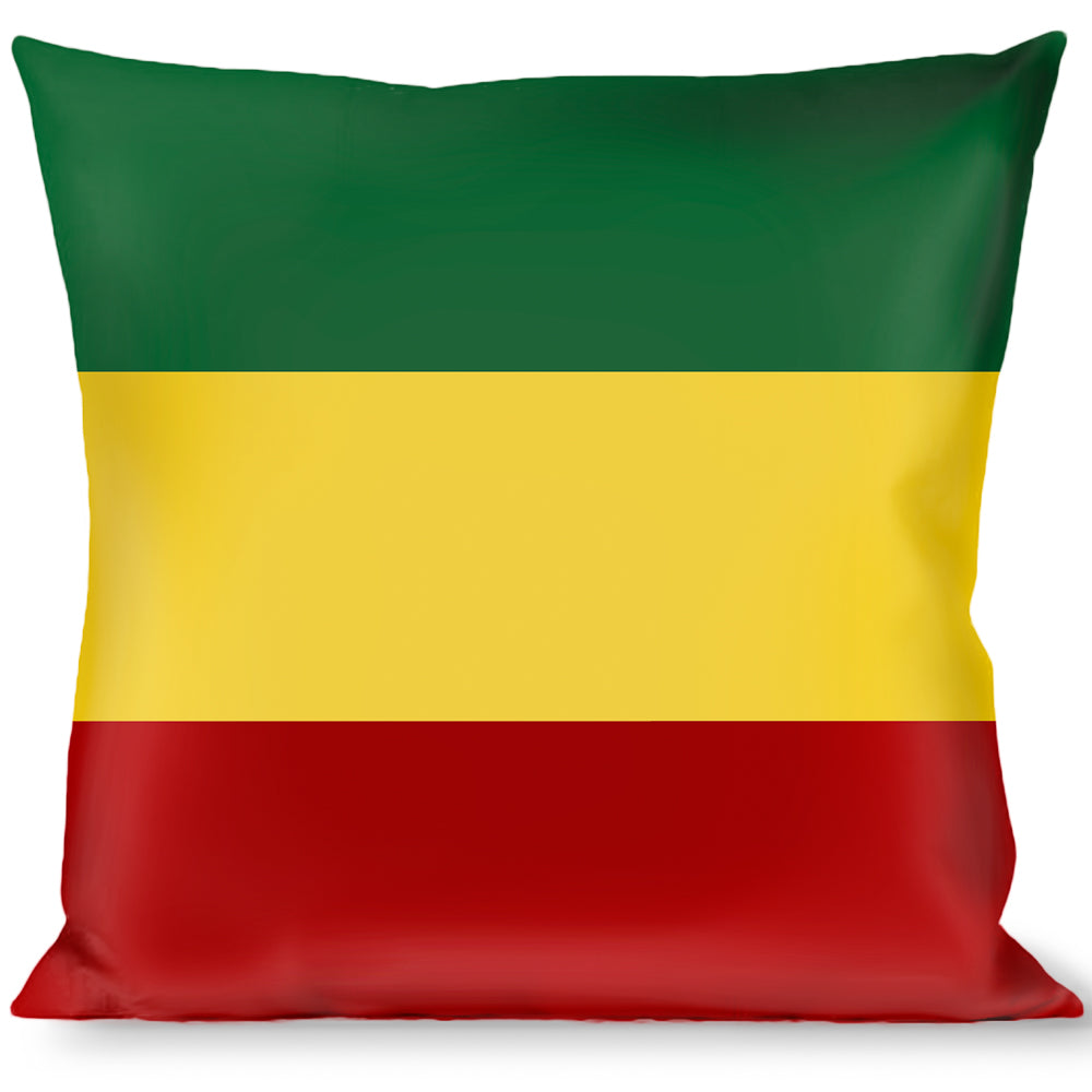 Buckle-Down Throw Pillow - Rasta Throw Pillows Buckle-Down   