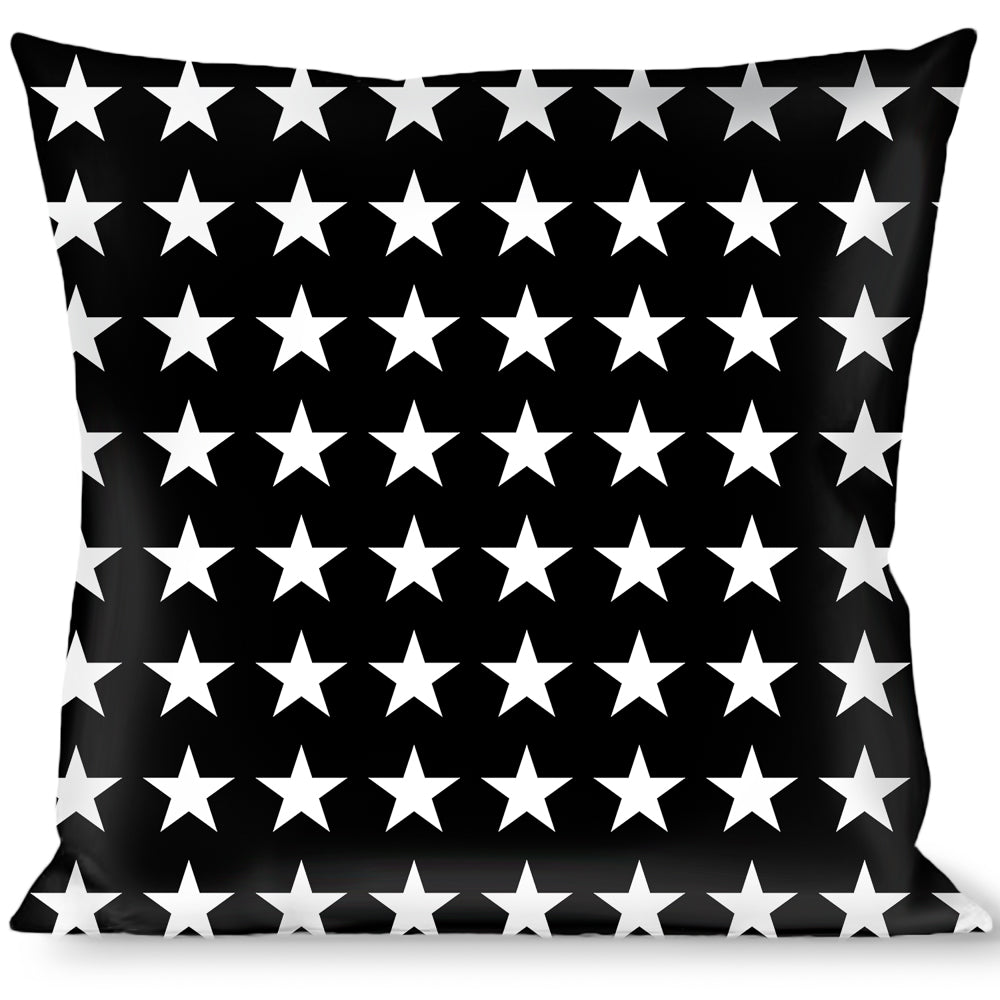 Buckle-Down Throw Pillow - Star Black/White Throw Pillows Buckle-Down   