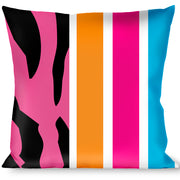 Buckle-Down Throw Pillow - Animal Skins & Stripes 2 Throw Pillows Buckle-Down   