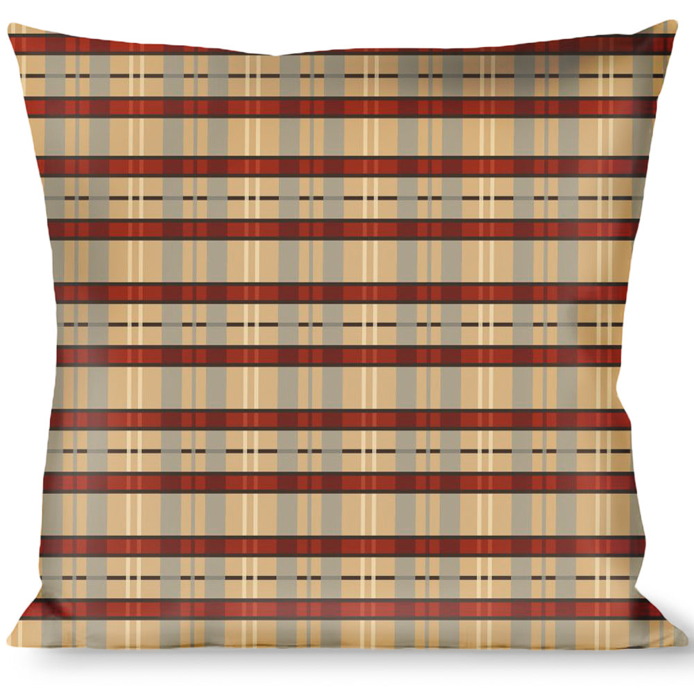 Buckle-Down Throw Pillow - Americana Plaid Throw Pillows Buckle-Down   