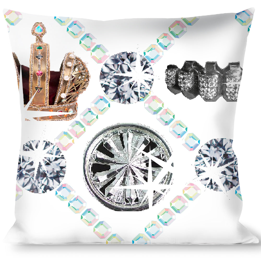 Buckle-Down Throw Pillow - Bling Throw Pillows Buckle-Down   