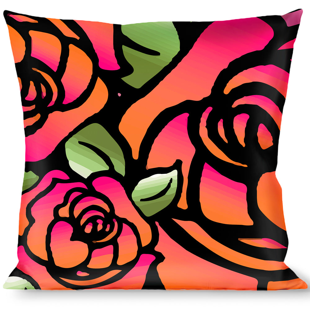 Buckle-Down Throw Pillow - Born to Blossom C/U Pink Throw Pillows Buckle-Down   