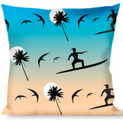 Buckle-Down Throw Pillow - Beach Surfer Throw Pillows Buckle-Down   
