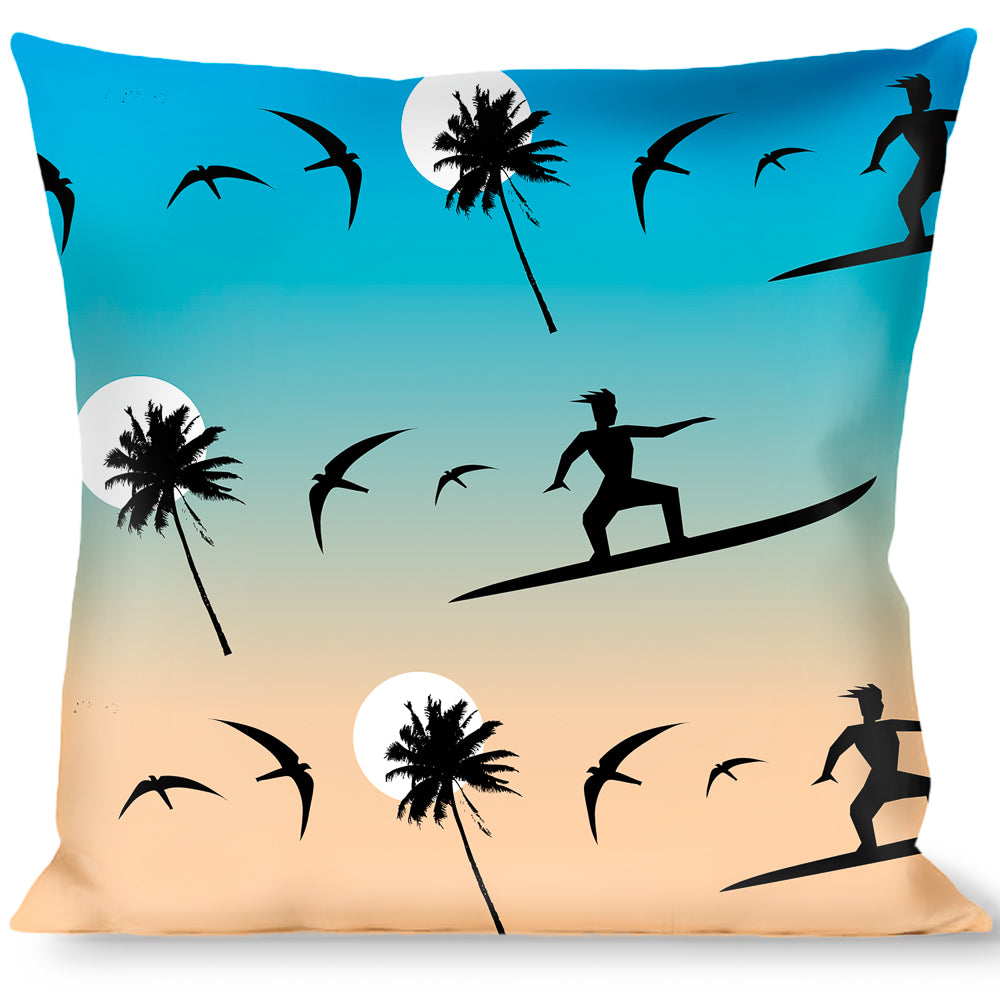 Buckle-Down Throw Pillow - Beach Surfer Throw Pillows Buckle-Down   