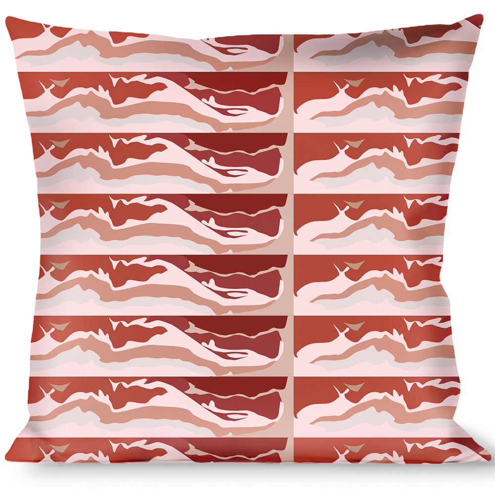 Buckle-Down Throw Pillow - Bacon C/U Throw Pillows Buckle-Down   