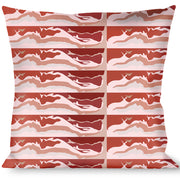 Buckle-Down Throw Pillow - Bacon C/U Throw Pillows Buckle-Down   