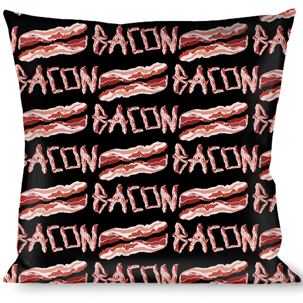 Buckle-Down Throw Pillow - Bacon w/Text2 Throw Pillows Buckle-Down   