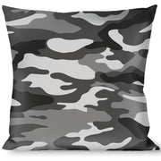 Buckle-Down Throw Pillow - Camo White Throw Pillows Buckle-Down   