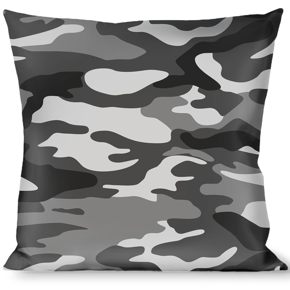 Buckle-Down Throw Pillow - Camo White Throw Pillows Buckle-Down   