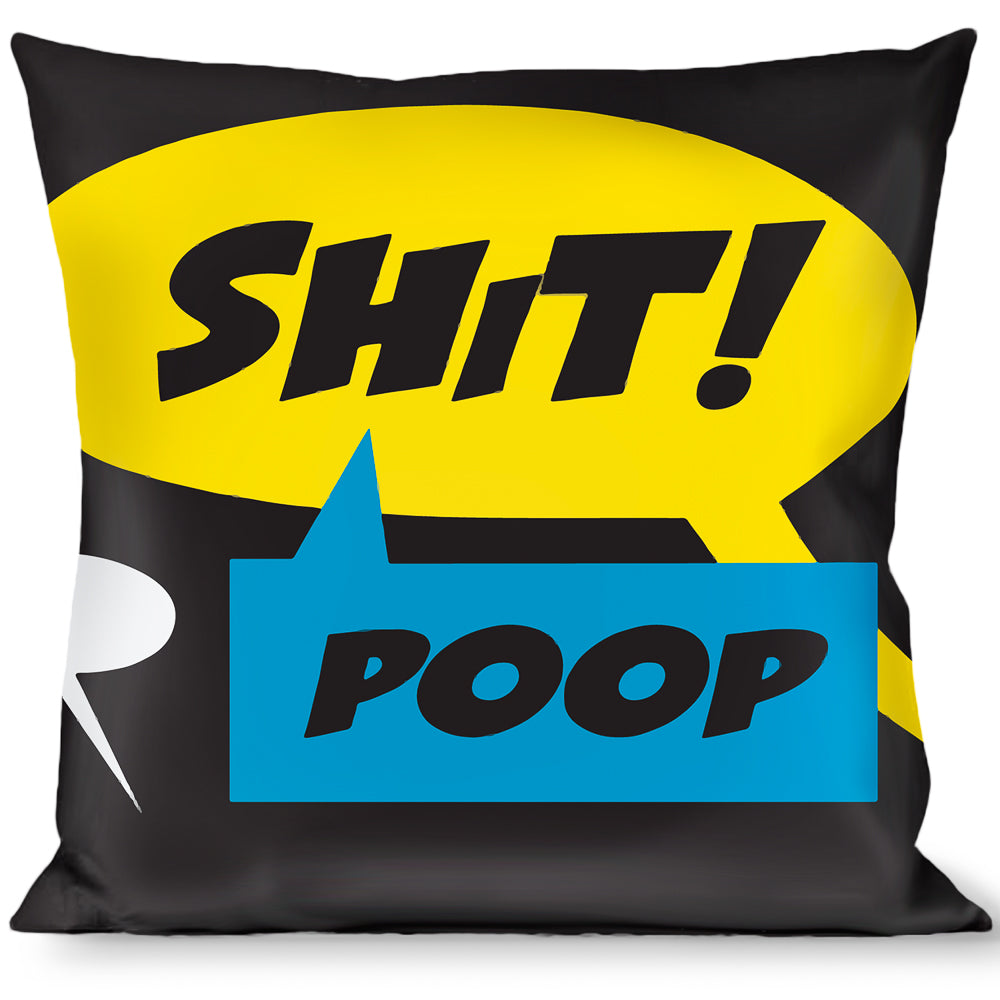 Buckle-Down Throw Pillow - Crap Bubbles Throw Pillows Buckle-Down   