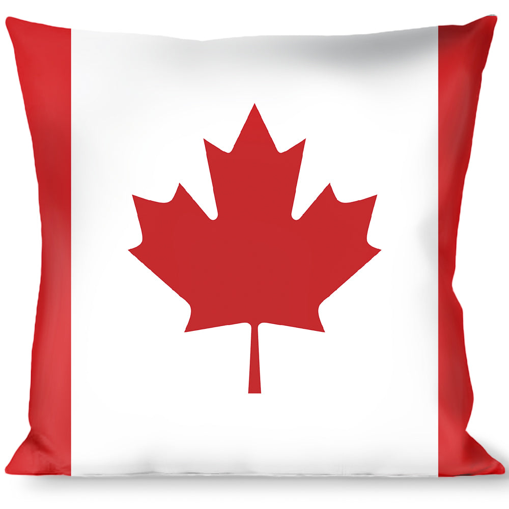 Buckle-Down Throw Pillow - Canada Flags Throw Pillows Buckle-Down   
