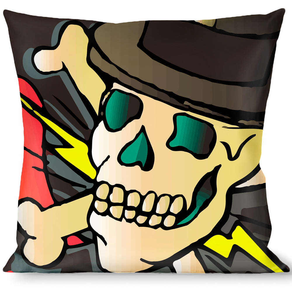 Buckle-Down Throw Pillow - Death or Glory C/U Black Throw Pillows Buckle-Down   