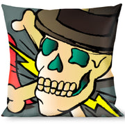 Buckle-Down Throw Pillow - Death or Glory C/U Gray Throw Pillows Buckle-Down   