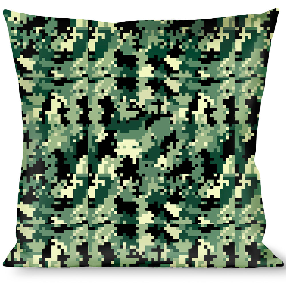 Buckle-Down Throw Pillow - Digital Camo Throw Pillows Buckle-Down   
