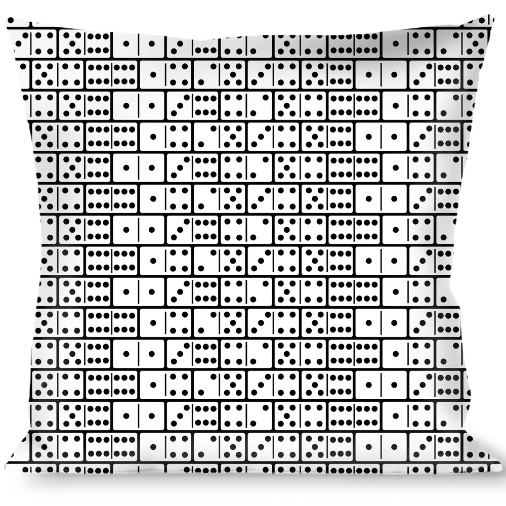 Buckle-Down Throw Pillow - Dominos Black/White/Black Throw Pillows Buckle-Down   