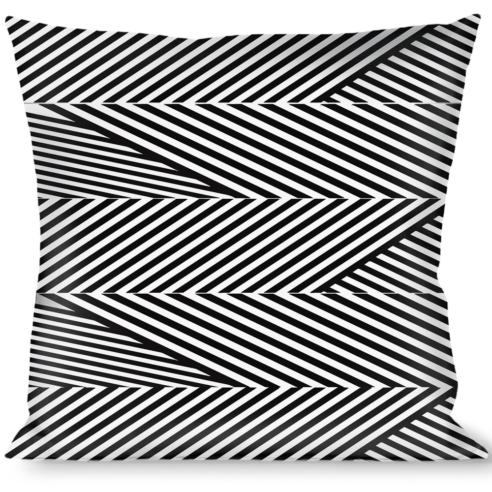 Buckle-Down Throw Pillow - Eighties 7 Black/White Throw Pillows Buckle-Down   