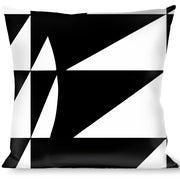 Buckle-Down Throw Pillow - Eighties 8 Black/White Throw Pillows Buckle-Down   