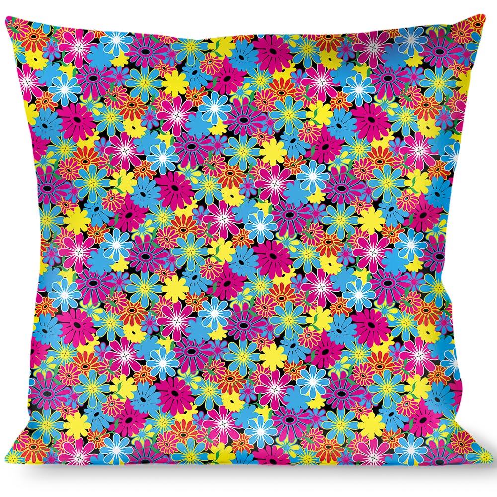 Buckle-Down Throw Pillow - Flower Blossom Throw Pillows Buckle-Down   