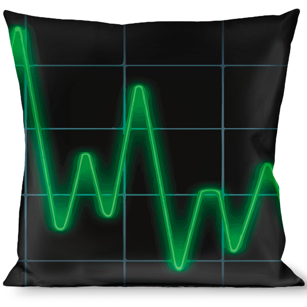 Buckle-Down Throw Pillow - Flatline Throw Pillows Buckle-Down   