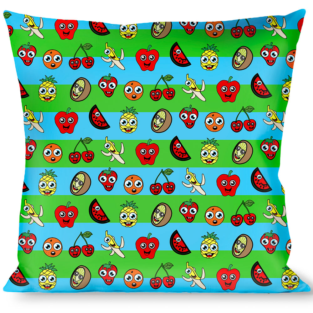 Buckle-Down Throw Pillow - Fruit Cartoon2 Throw Pillows Buckle-Down   