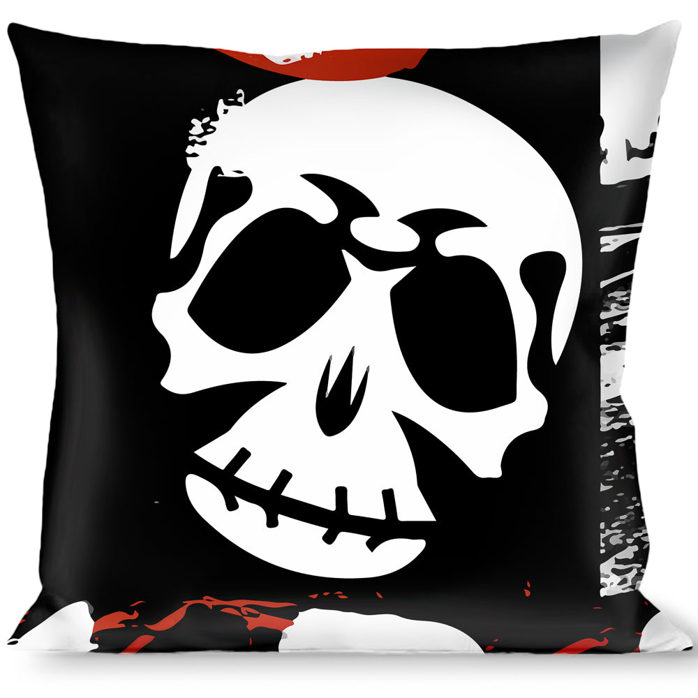 Buckle-Down Throw Pillow - Graffiti Men's Throw Pillows Buckle-Down   