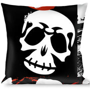 Buckle-Down Throw Pillow - Graffiti Men's Throw Pillows Buckle-Down   