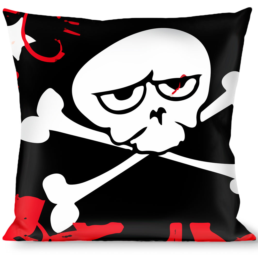Buckle-Down Throw Pillow - Graffiti Women's Throw Pillows Buckle-Down   