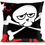 Buckle-Down Throw Pillow - Graffiti Women's Throw Pillows Buckle-Down   