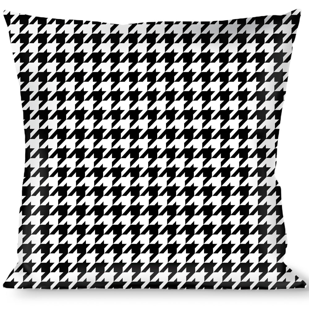 Buckle-Down Throw Pillow - Houndstooth Black/White Throw Pillows Buckle-Down   