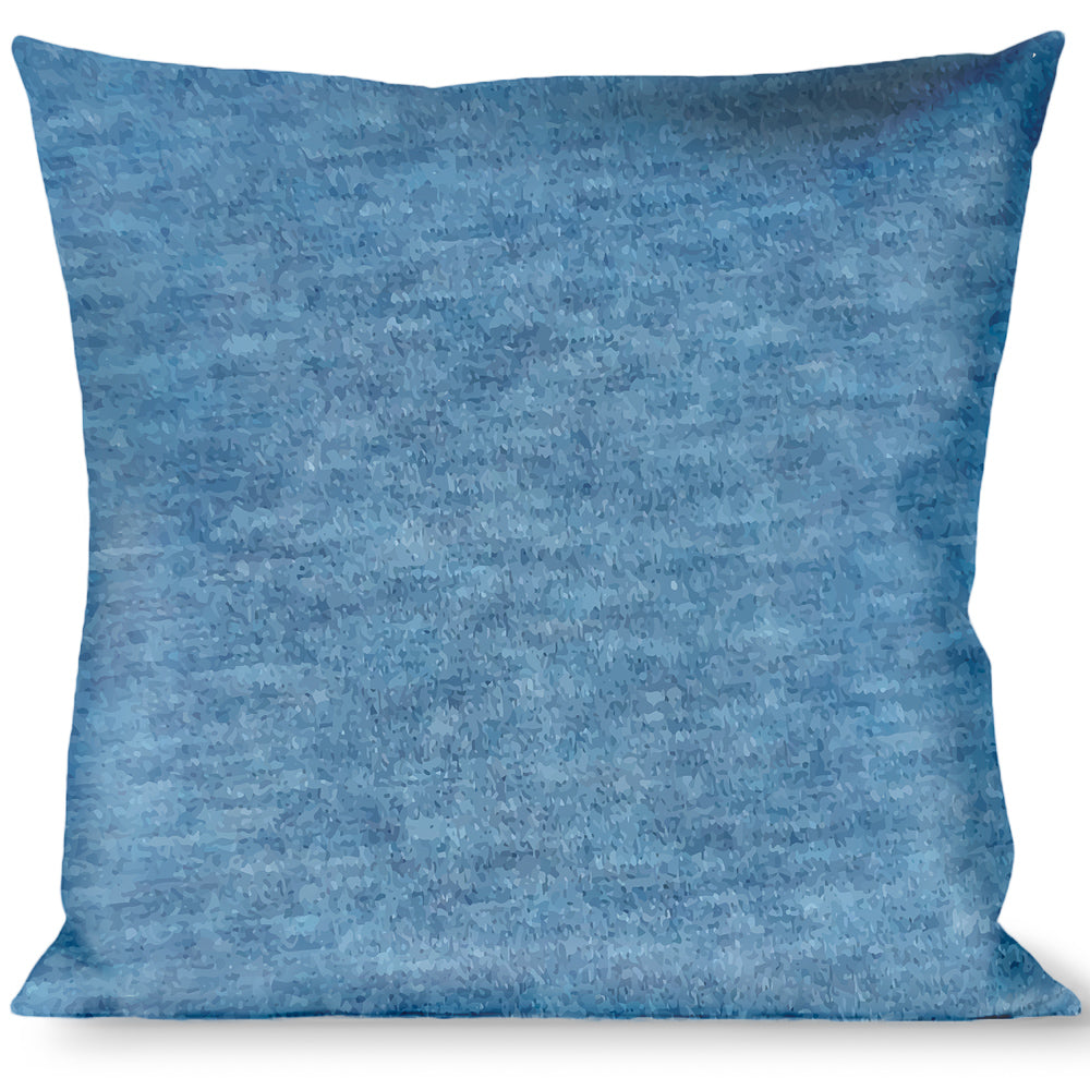 Buckle-Down Throw Pillow - Heather Blue Throw Pillows Buckle-Down   