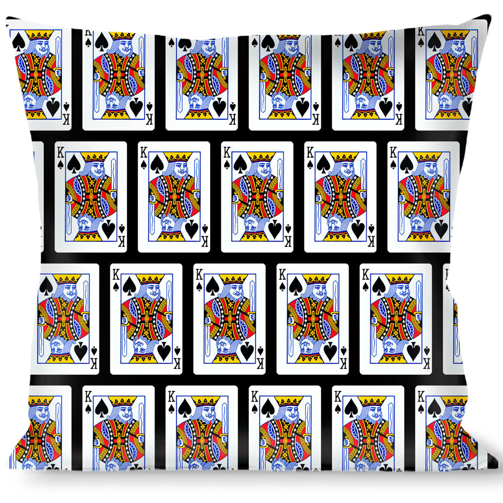Buckle-Down Throw Pillow - King of Spades Throw Pillows Buckle-Down   