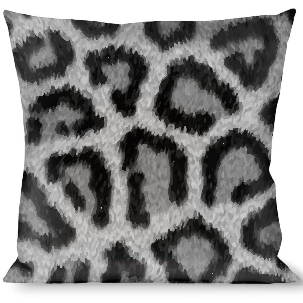Buckle-Down Throw Pillow - Leopard White Throw Pillows Buckle-Down   