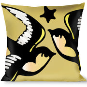 Buckle-Down Throw Pillow - Lucky Tan Throw Pillows Buckle-Down   