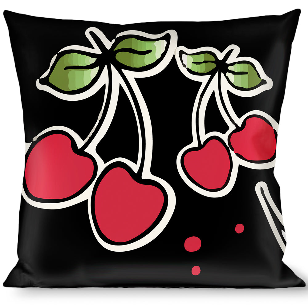 Buckle-Down Throw Pillow - Lucky Black Throw Pillows Buckle-Down   