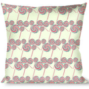 Buckle-Down Throw Pillow - Lollipops Throw Pillows Buckle-Down   