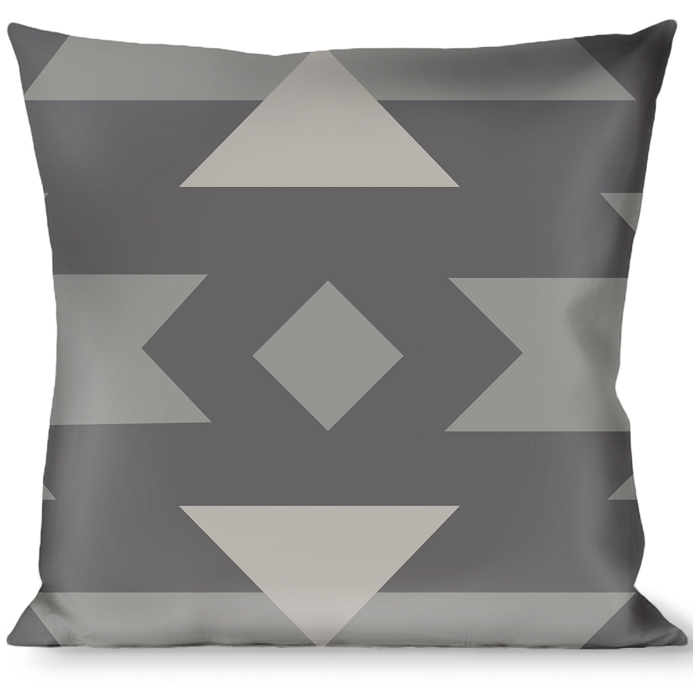 Buckle-Down Throw Pillow - Navajo Grays Throw Pillows Buckle-Down   