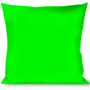 Buckle-Down Throw Pillow - Neon Green Print Throw Pillows Buckle-Down   